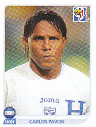 Carlos Pavon Honduras samolepka Panini World Cup 2010 #616